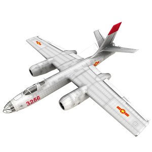3D model ilyushin il-28 beagle bomber