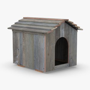 3D dog-house-02 model