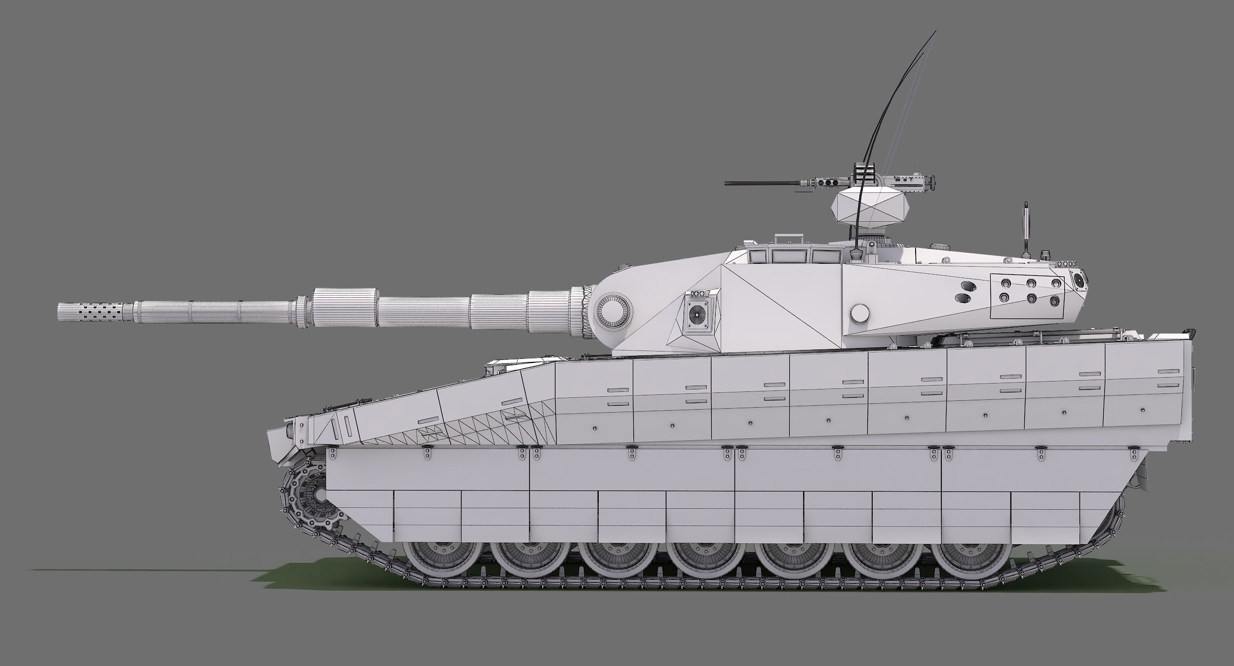 Cv90 120-t light tank 3D model - TurboSquid 1170096