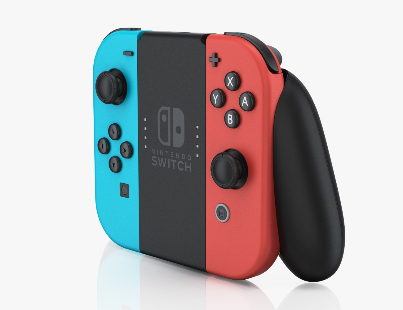 Nintendo joycon grip 3D model - TurboSquid 1170254