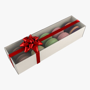 3D box macaron gift