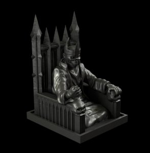 sculpture lich king 3D model