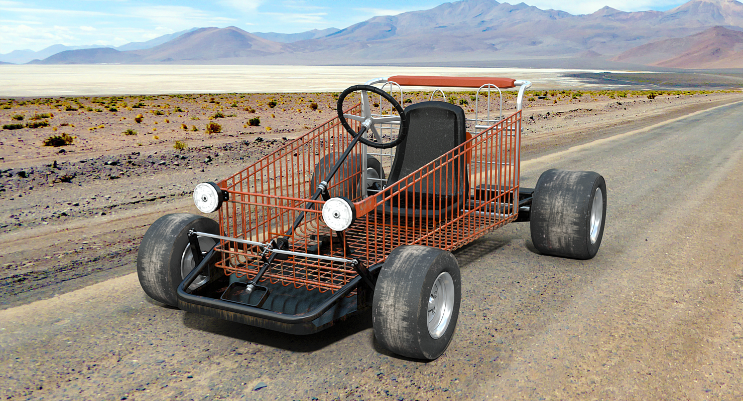 3D shopping kart TurboSquid 1170519