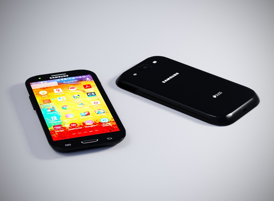 Phone samsung galaxy s3 3D model - TurboSquid 1170577