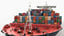 container ships 3D
