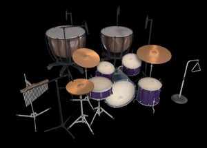 large drum kit model