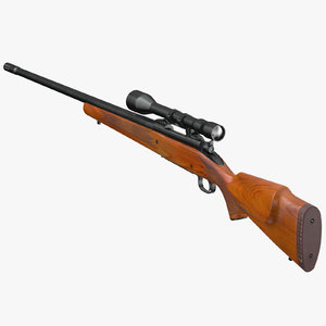 3D winchester 70 sniper - model