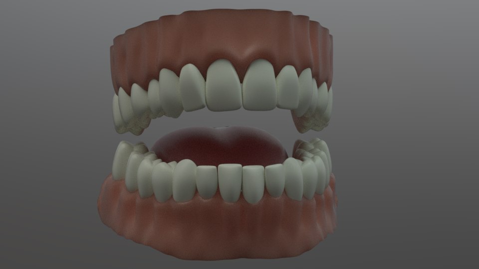 3D teeth - TurboSquid 1170724