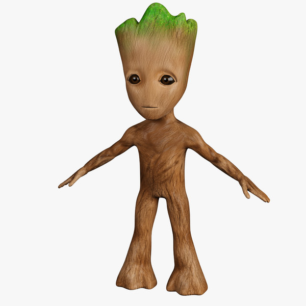 Baby Groot 3d Modell Turbosquid 1170913