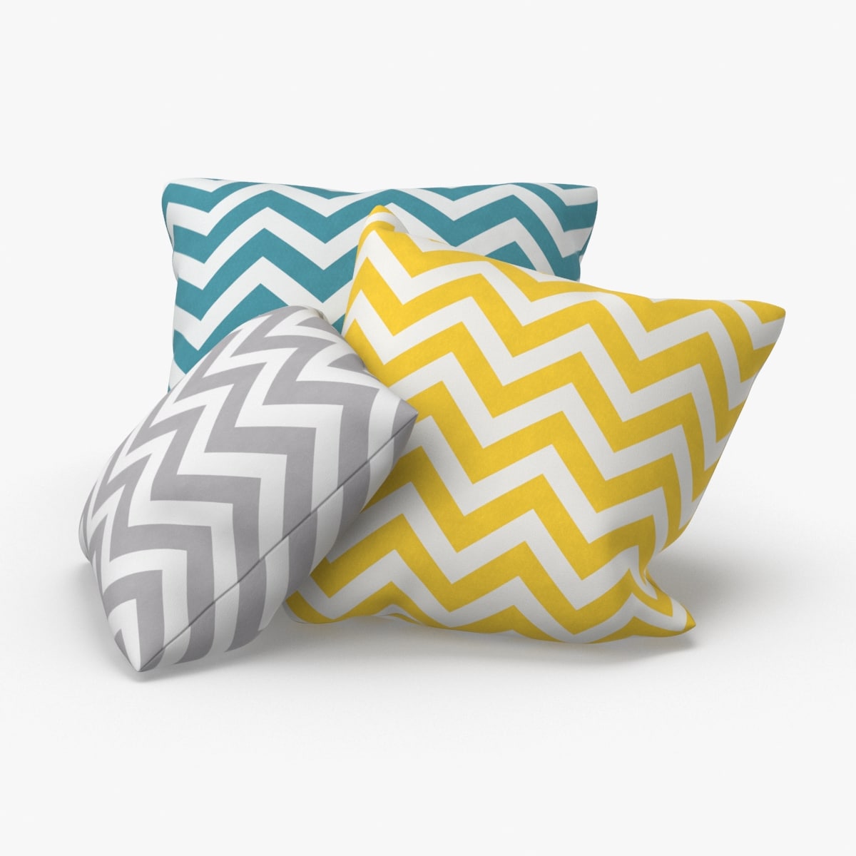 yellow grey throw pillows