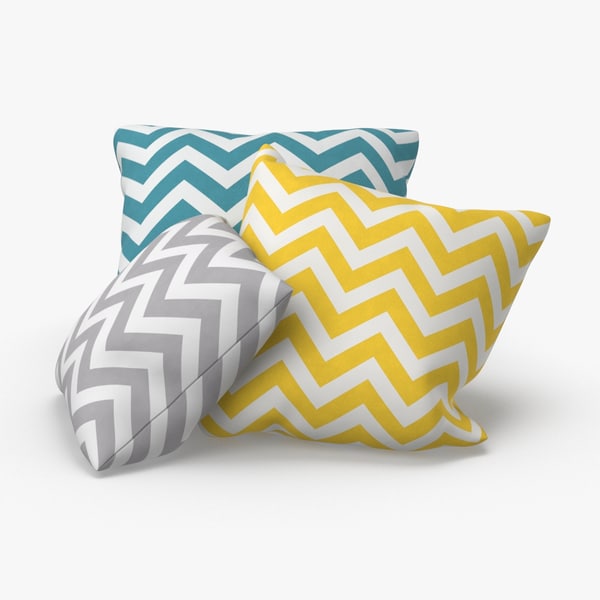 yellow gray pillows
