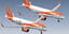 3D airbus a320neo easyjet