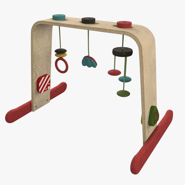 ikea wooden play gym
