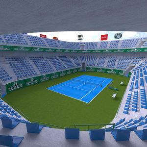 tennis court 3D