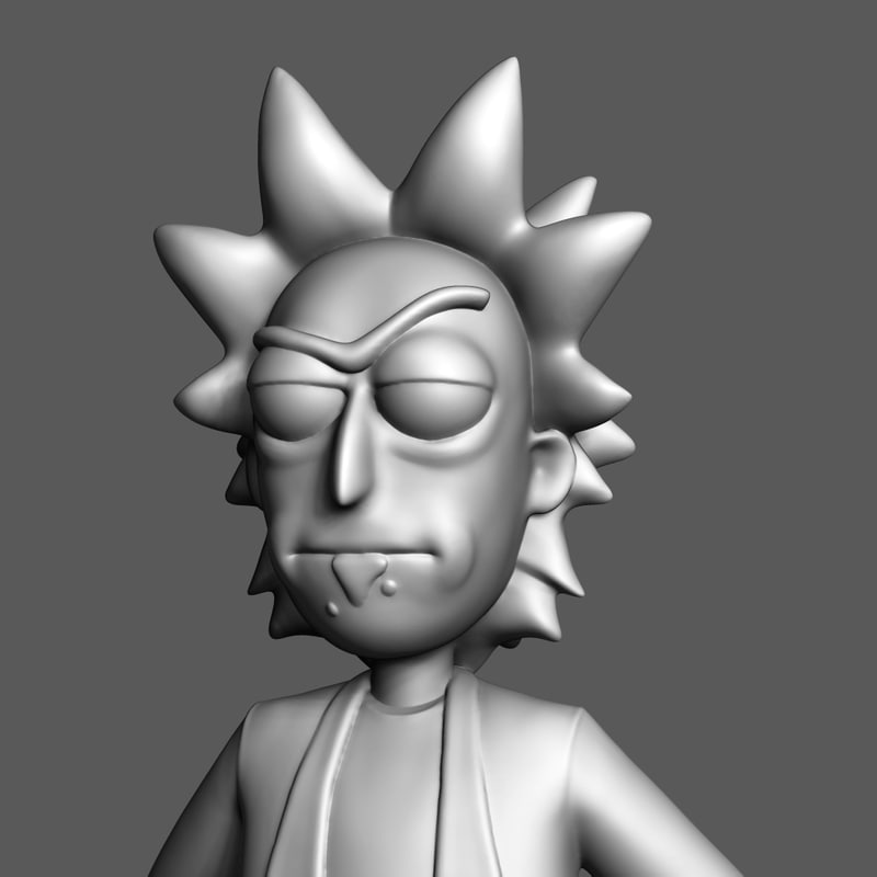 3D rick sanchez print - TurboSquid 1171269