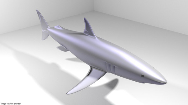3d mako shark