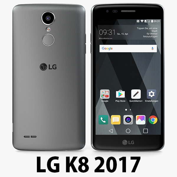 LG K8 2017 Modelo 3D - TurboSquid 1171609