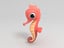 sea seahorse 3D model