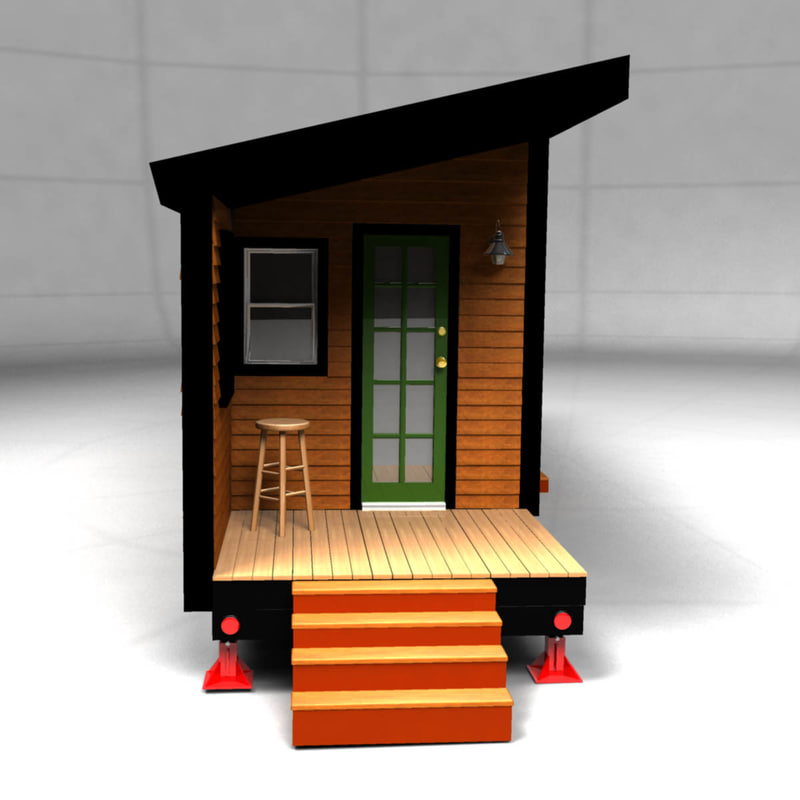 3D tiny house model - TurboSquid 1171772