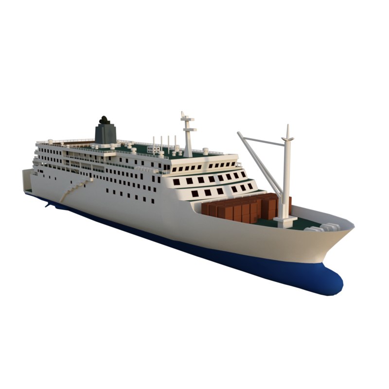 3D ferry - TurboSquid 1171822