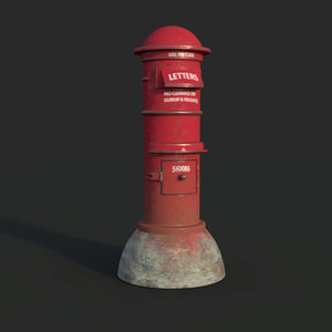 Post Box 3D Models for Download | TurboSquid