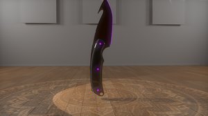 3D gut knife