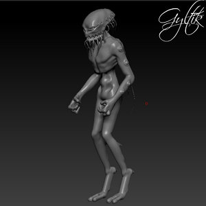 alien 3D model