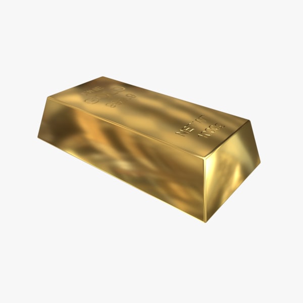 Gold bar 3D - TurboSquid 1172008