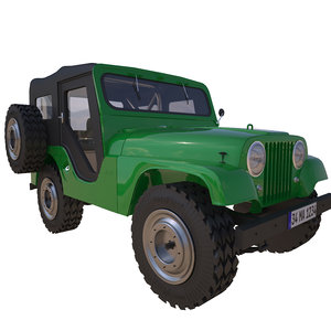 jeep cj-5 cj 3D model
