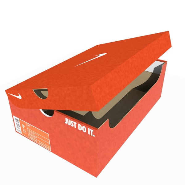 3D nike shoe box model - TurboSquid 1172130