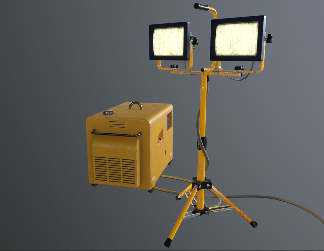 3D generator lamp source TurboSquid 1172131