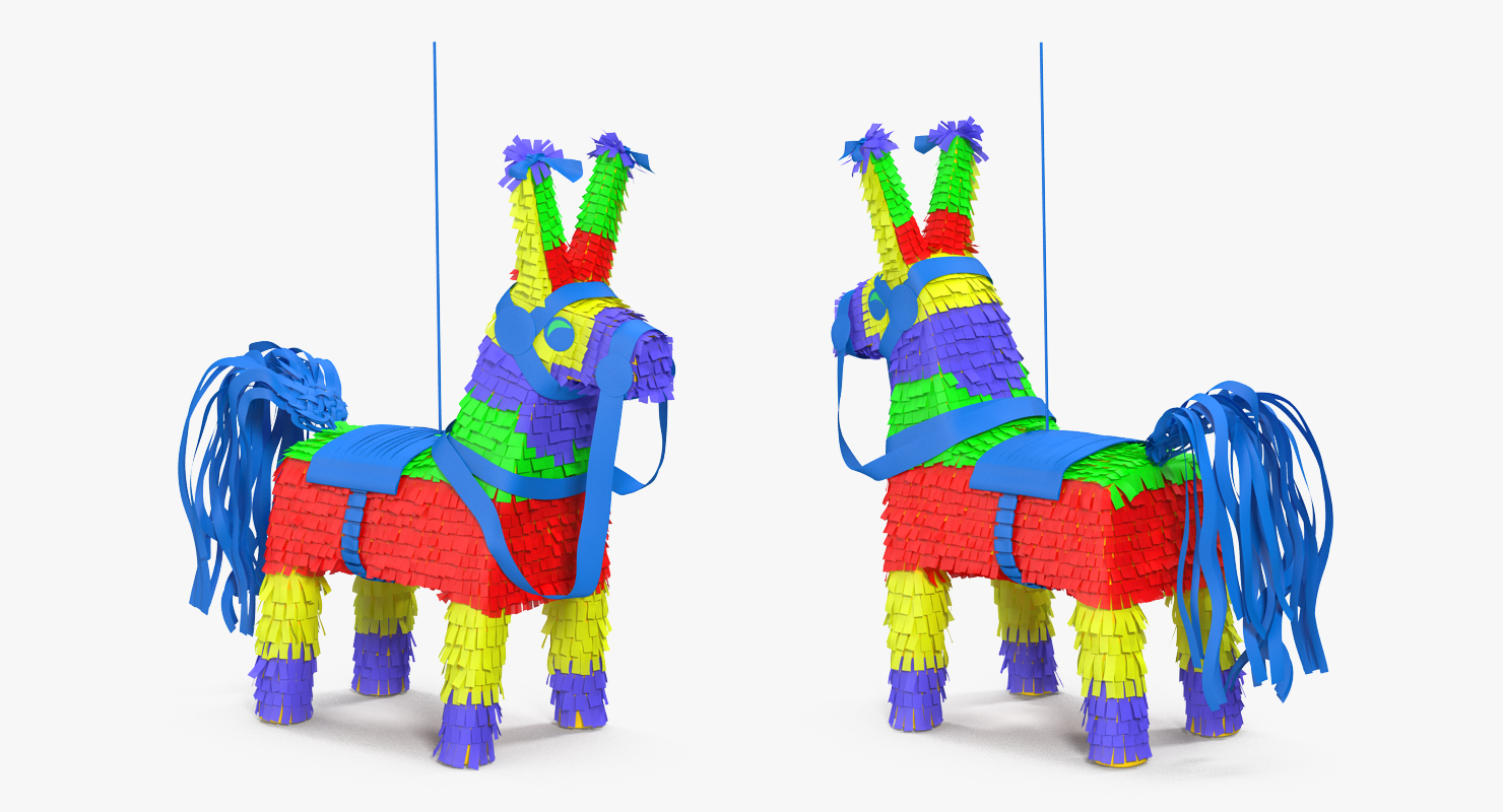 3d mexican donkey pinata
