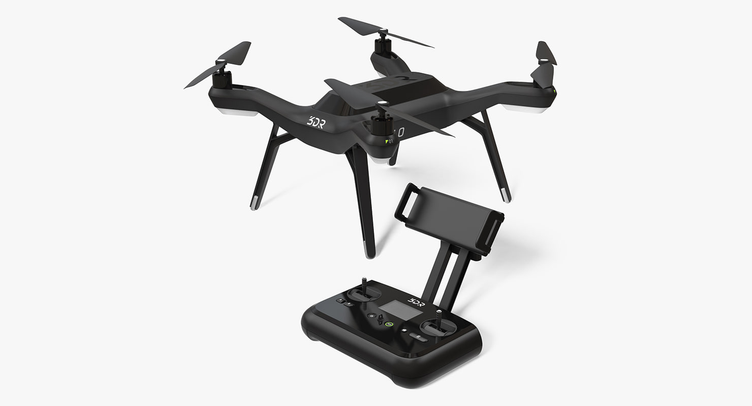 3dr solo drone quadcopter 3D TurboSquid 1172258