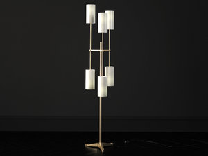 3D pugil floor lamp model