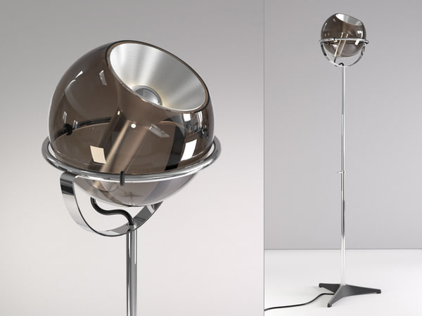Modelo 3d Lámpara De Pie Raak Two Globe, Raak Floor Lamp