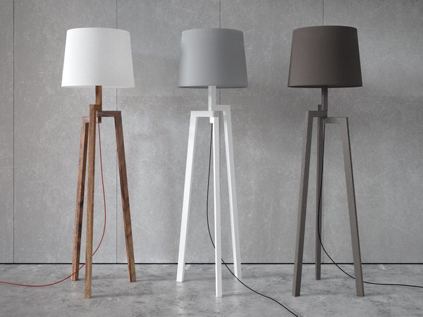Stilt Floor Table Lamps 3d Model, Lamps Floor And Table