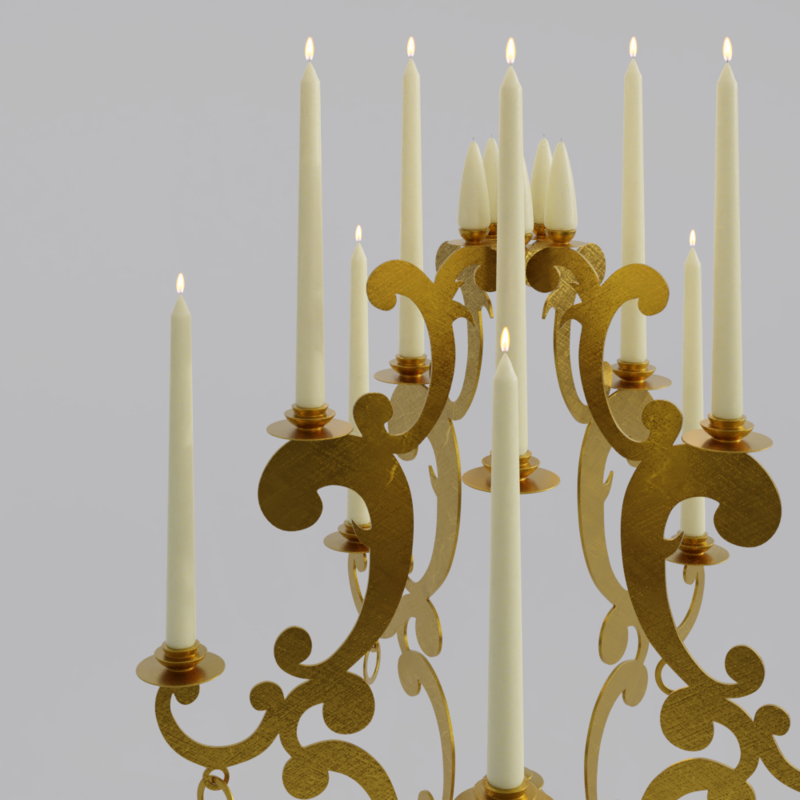 Candle blender model TurboSquid 1172850