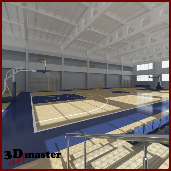 Basketball arena interior 3D model - TurboSquid 1173165