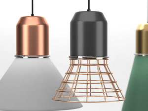 3D bell light model