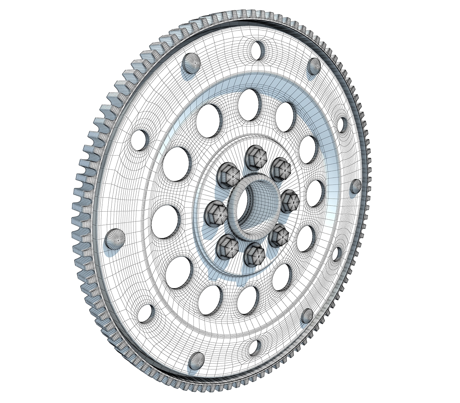 Engine flywheel 3D model TurboSquid 1173289