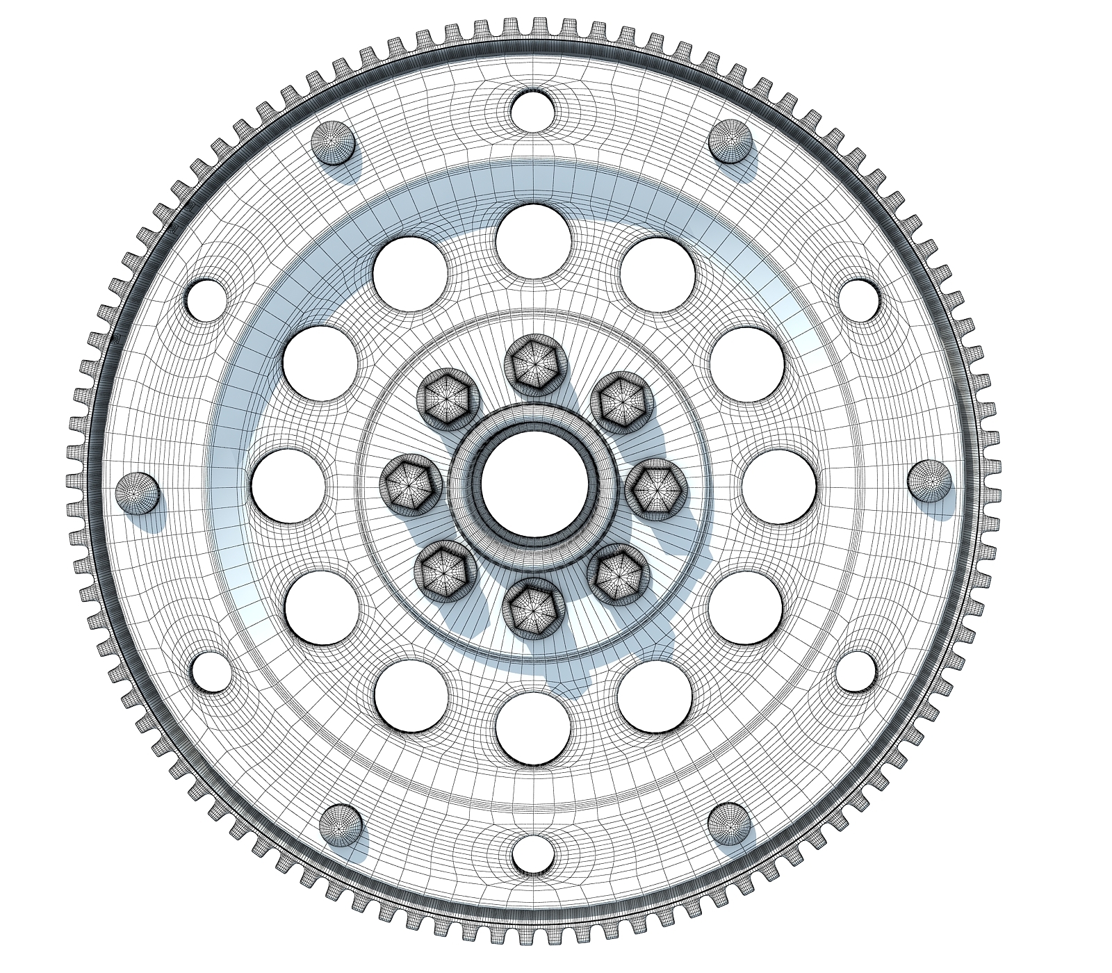 Engine flywheel 3D model TurboSquid 1173289