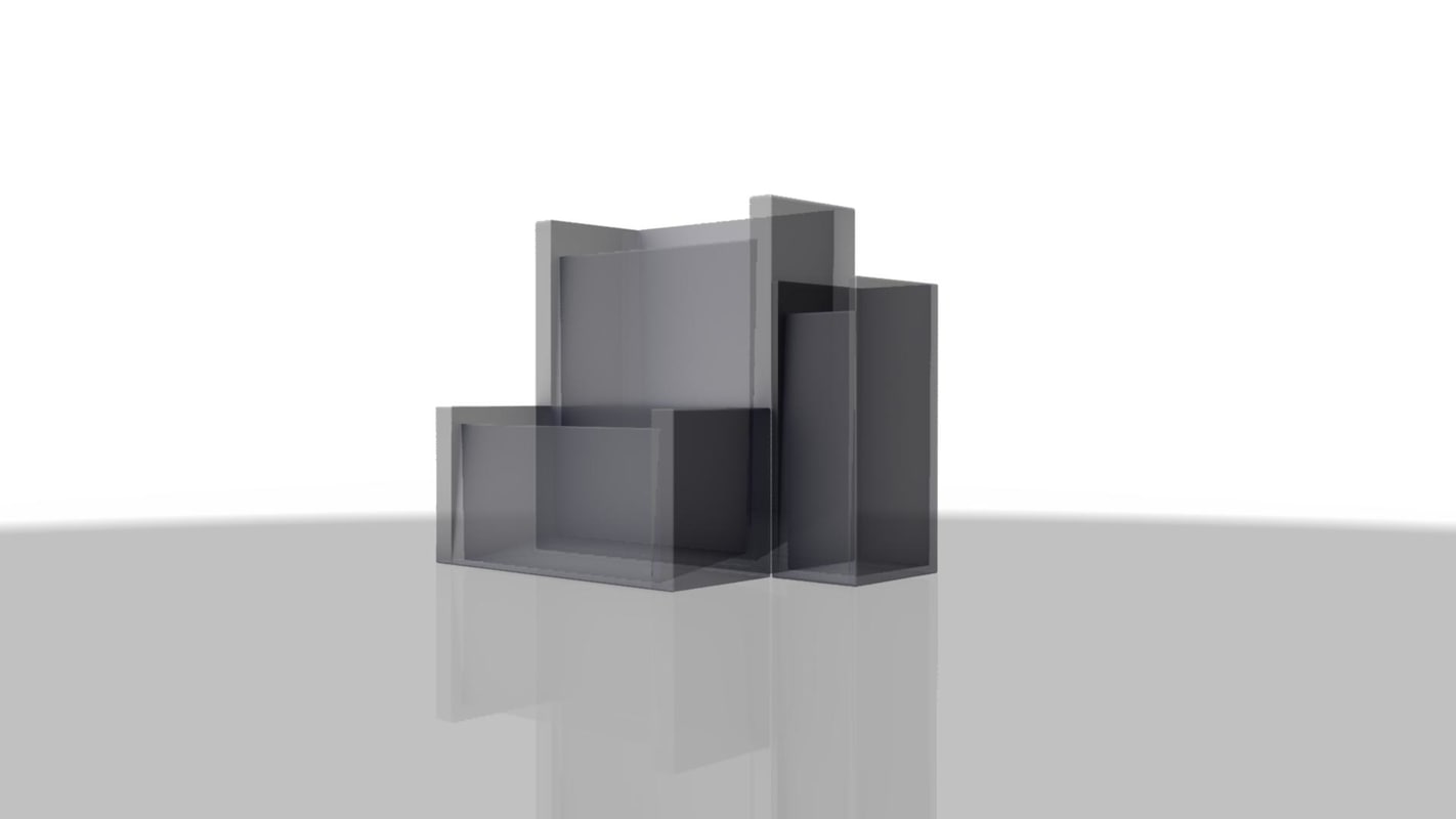 3D brochure flyer pen holder TurboSquid 1173318