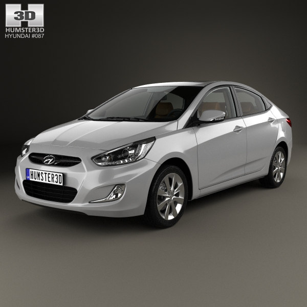 Hyundai Accent Rb 3d Turbosquid 1173364