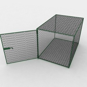 animal cage 3D model