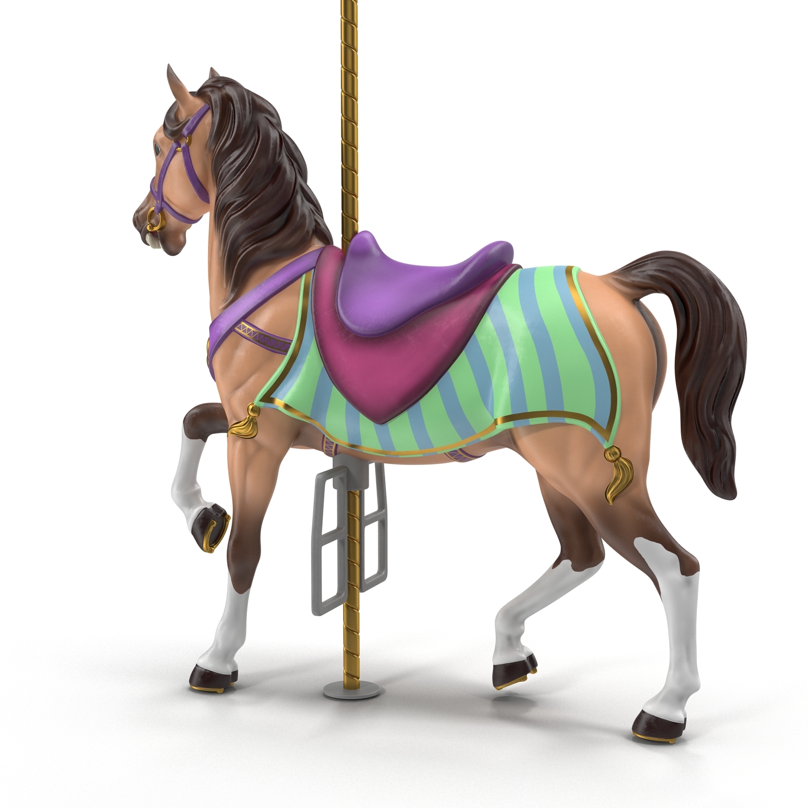 carousel horse 3d model