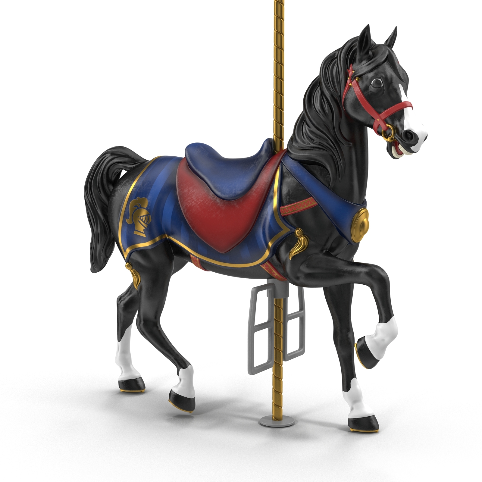carousel horse 3d model