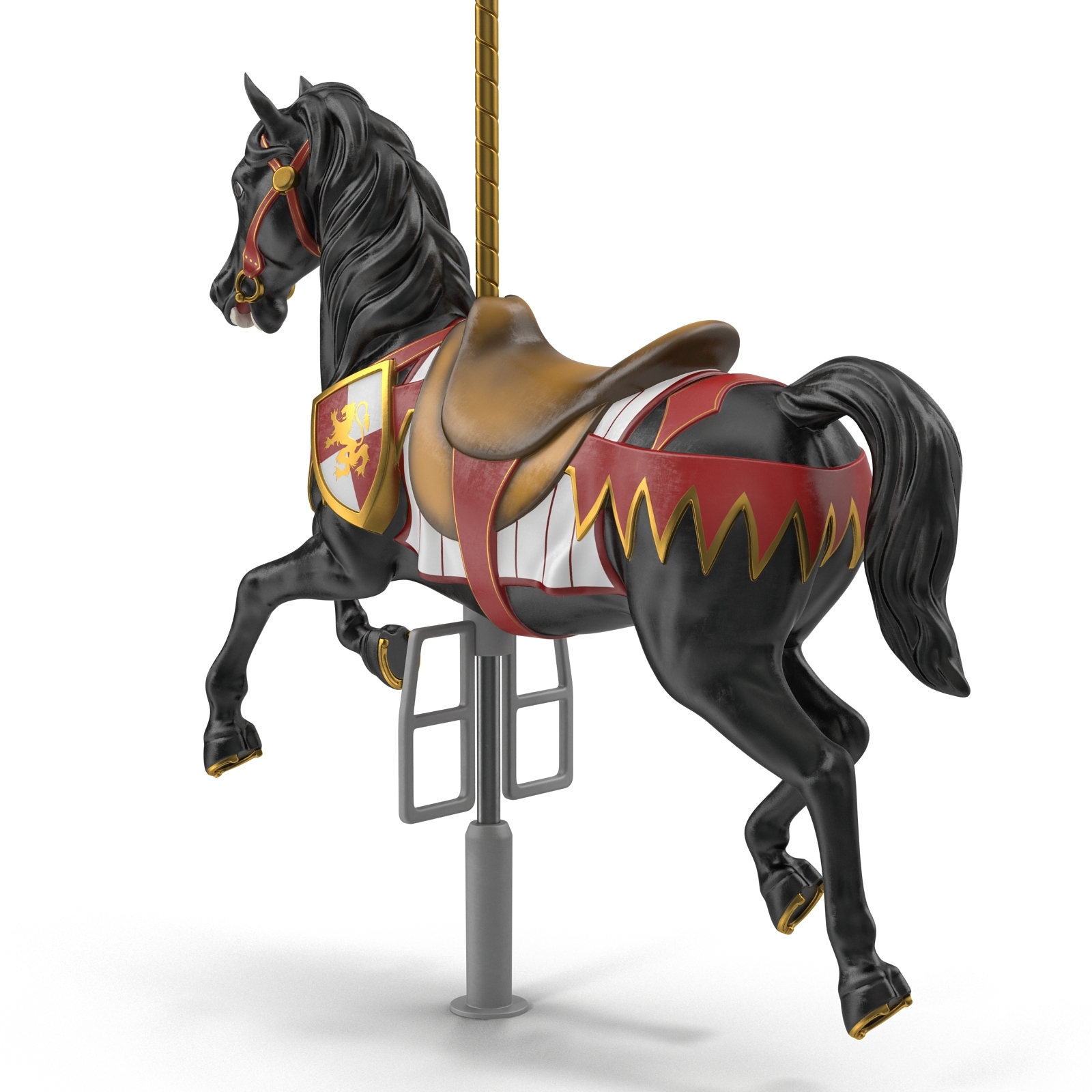 carousel horse 3d model