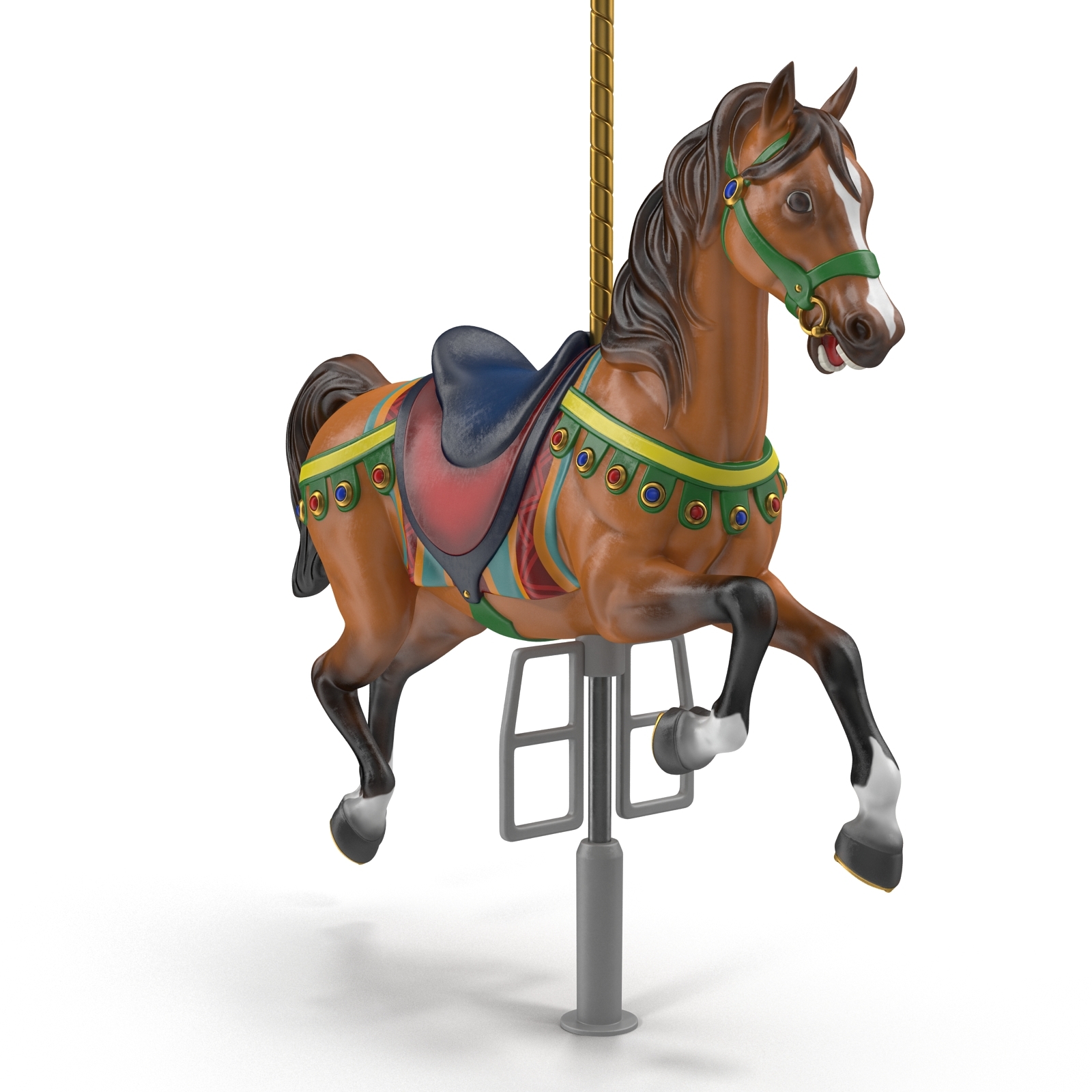 carousel horse 3d model