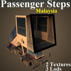 3D passenger steps mas