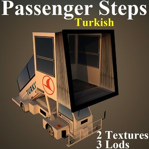 passenger steps thy 3D
